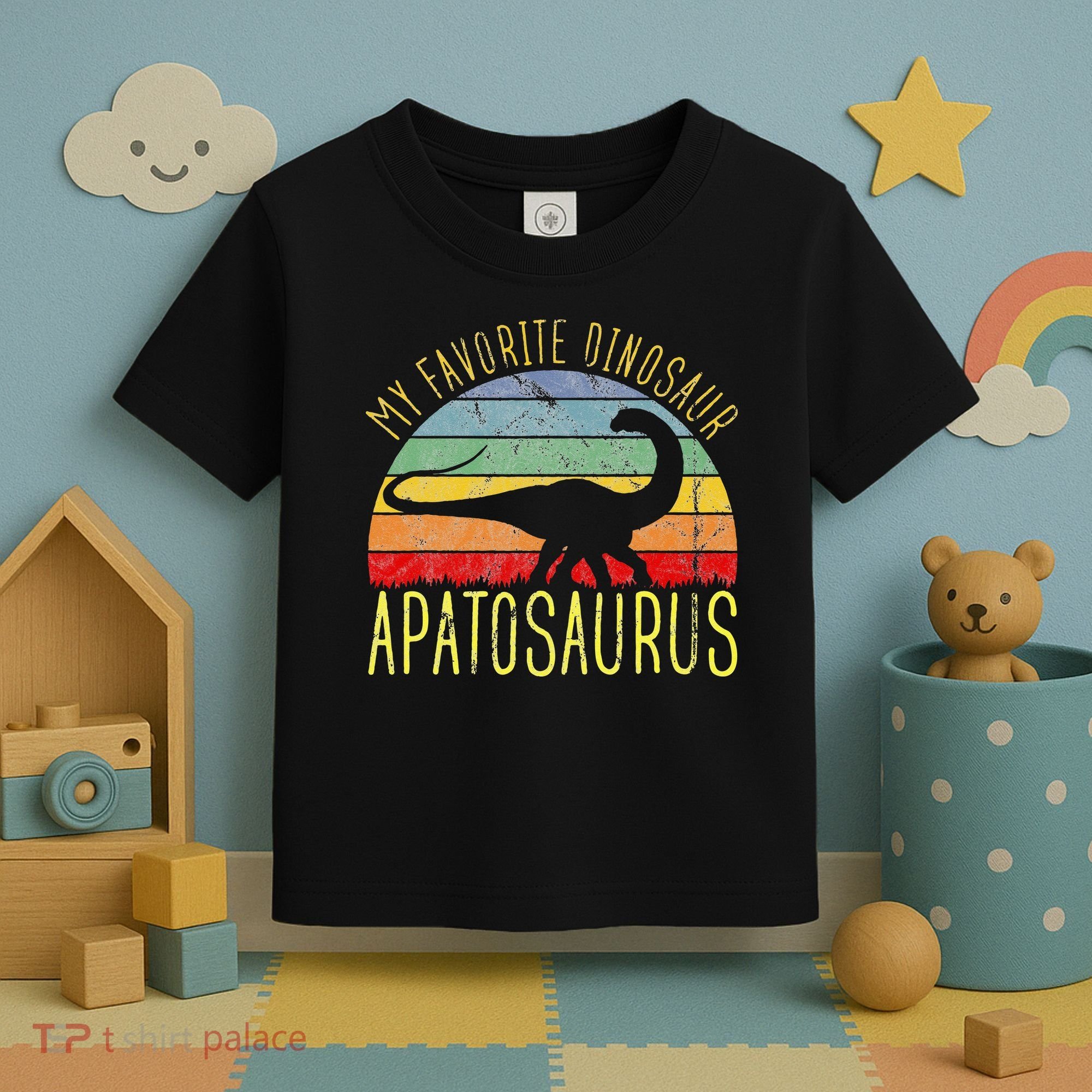 Apatosaurus Is My Favorite Dinosaur Dino Lovers Toddler T-Shirt