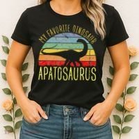 Apatosaurus Is My Favorite Dinosaur Dino Lovers Women's T-Shirt thumb 2