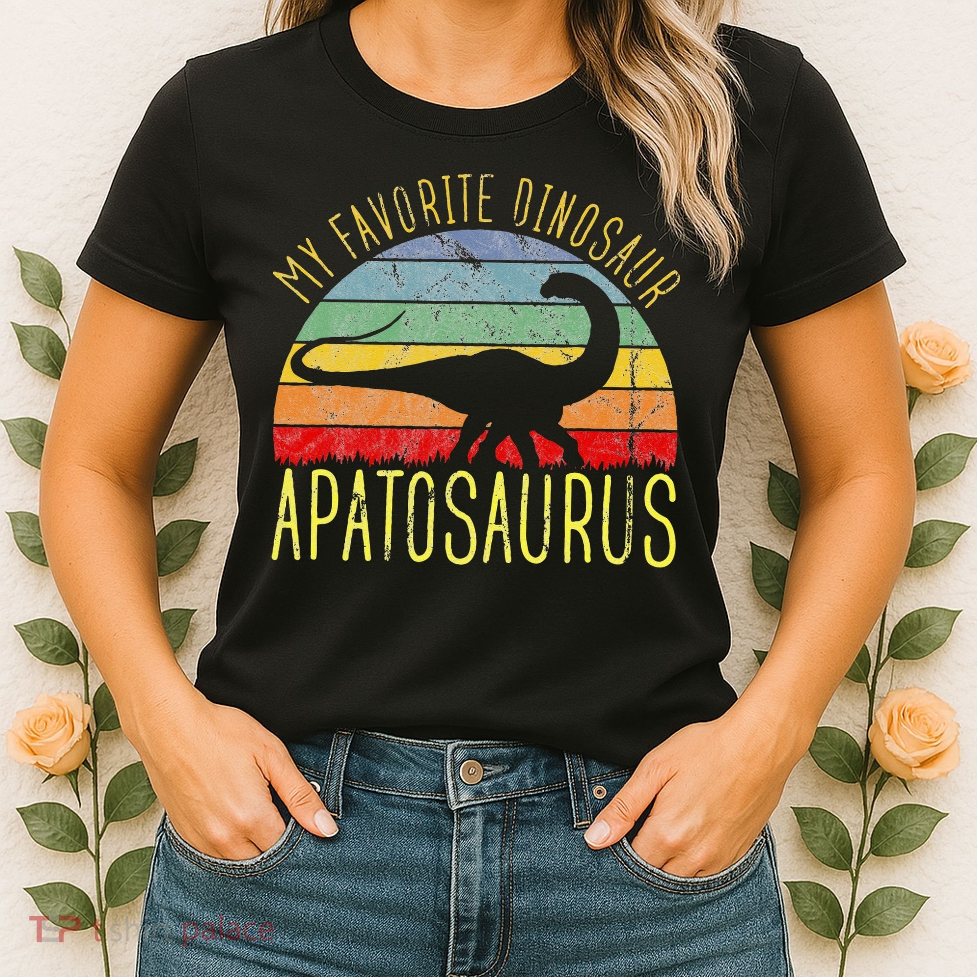 Apatosaurus Is My Favorite Dinosaur Dino Lovers Women's T-Shirt