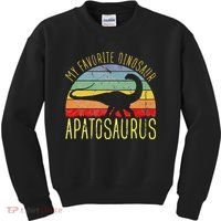 Apatosaurus Is My Favorite Dinosaur Dino Lovers Kids Sweatshirt thumb 0