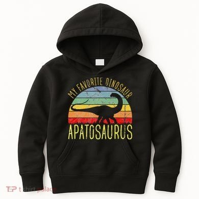 Apatosaurus Is My Favorite Dinosaur Dino Lovers Kids Hoodie