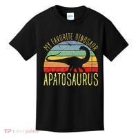 Apatosaurus Is My Favorite Dinosaur Dino Lovers Kids T-Shirt thumb 0