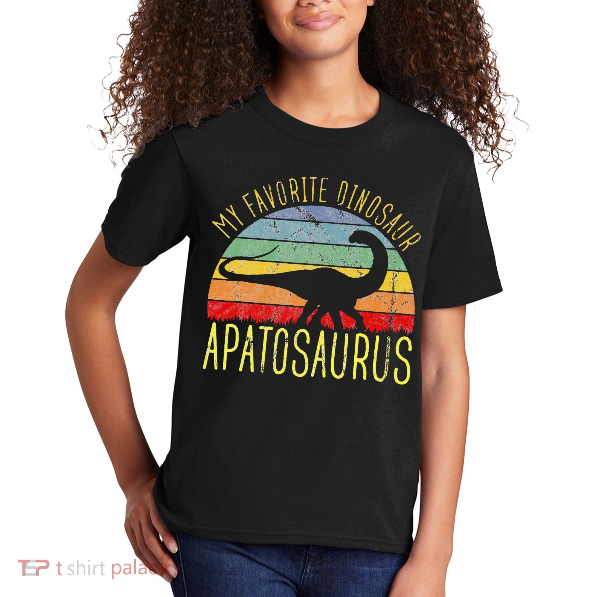 Apatosaurus Is My Favorite Dinosaur Dino Lovers Kids T-Shirt