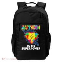 Autism Is My Super Power Superhero Gift Autism Awareness Funny Gift Backpack thumb 0