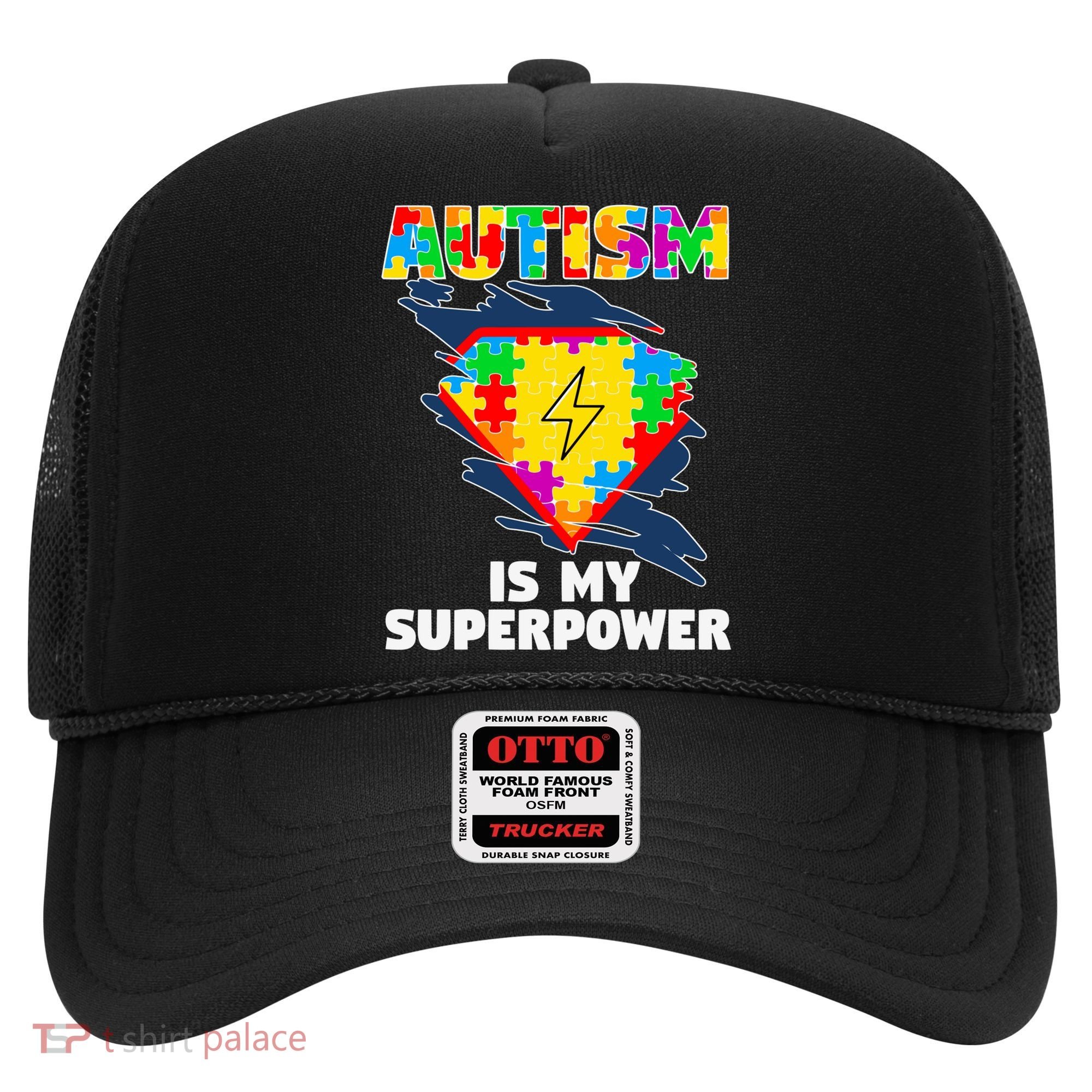 Autism Is My Super Power Superhero Gift Autism Awareness Funny Gift Hat