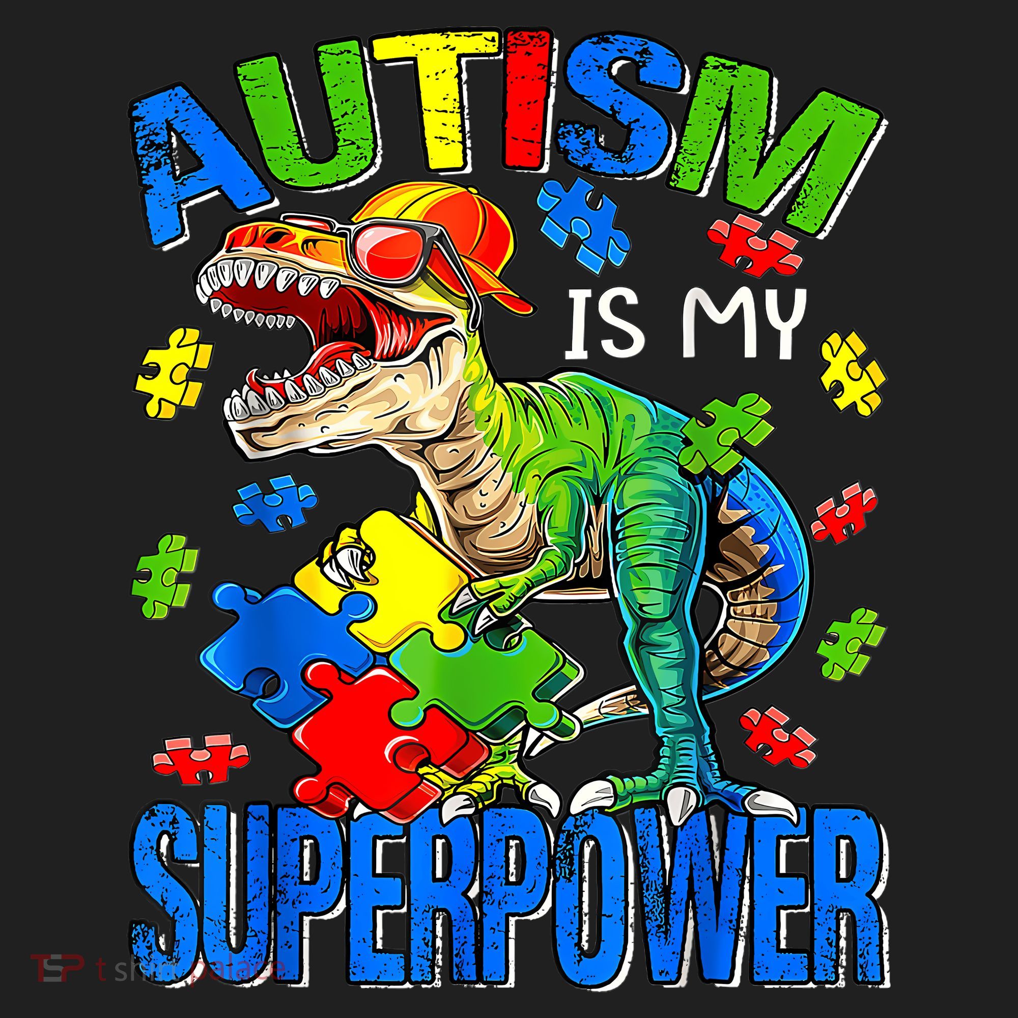 Autism Is My Superpower Autism Awareness Dinosaur Beanie