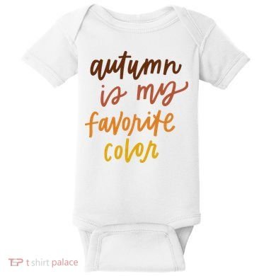 Autumn Is My Favorite Color Baby Bodysuit