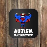 Autism Is My Super Power Hero Coaster thumb 0
