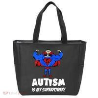 Autism Is My Super Power Hero Tote Bag thumb 0
