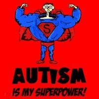 Autism Is My Super Power Hero Santa Hat thumb 1