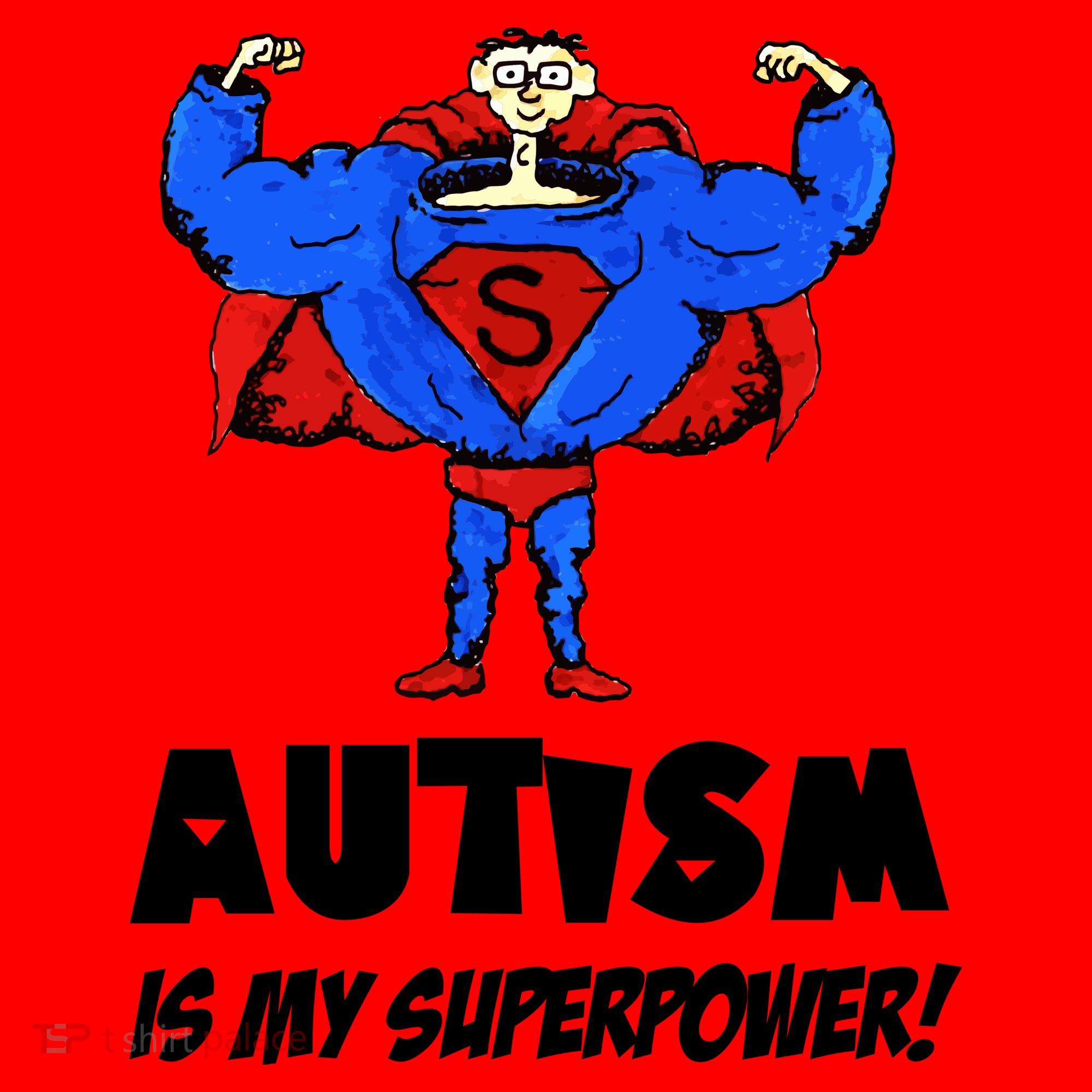 Autism Is My Super Power Hero Santa Hat