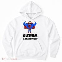 Autism Is My Super Power Hero Hoodie thumb 0