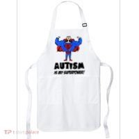 Autism Is My Super Power Hero Apron thumb 0