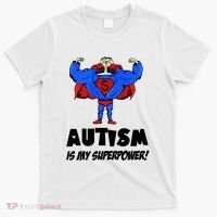 Autism Is My Super Power Hero T-Shirt thumb 0