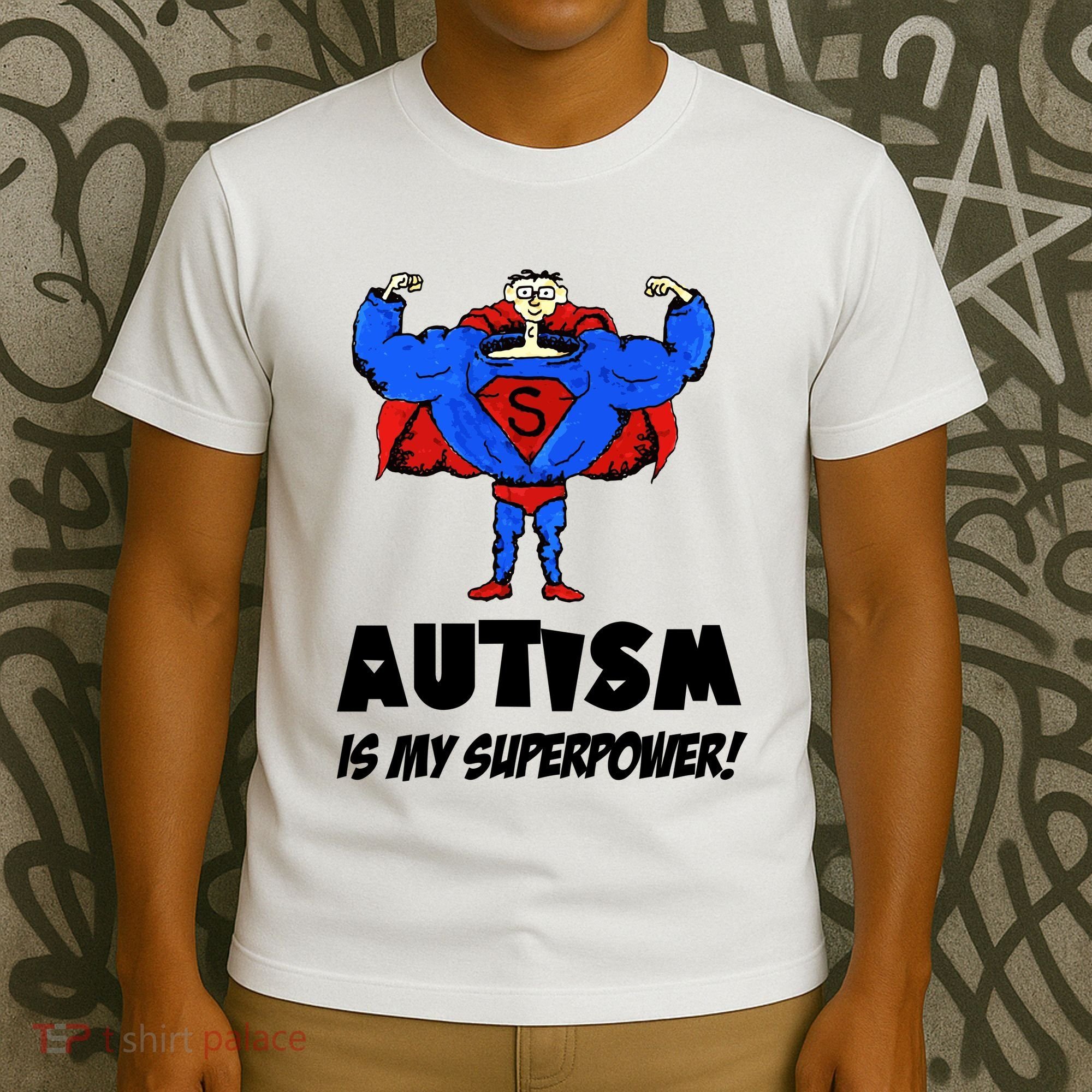 Autism Is My Super Power Hero T-Shirt