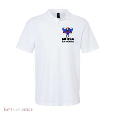 Autism Is My Super Power Hero Polo