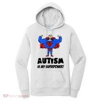 Autism Is My Super Power Hero Women's Hoodie thumb 0