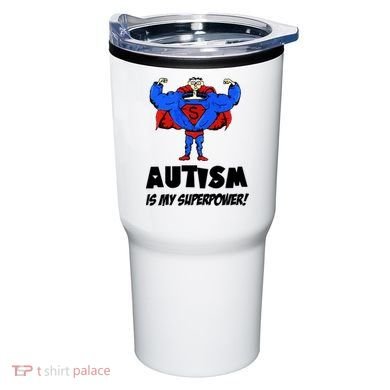 Autism Is My Super Power Hero Tumbler