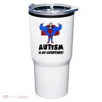 Autism Is My Super Power Hero Tumbler thumb 0