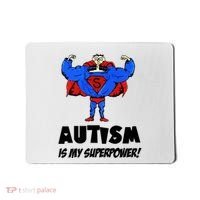 Autism Is My Super Power Hero Mousepad thumb 0
