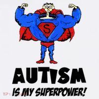 Autism Is My Super Power Hero Baby Bodysuit thumb 2