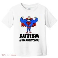 Autism Is My Super Power Hero Toddler T-Shirt thumb 0