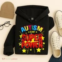 Autism Is My Superpower Autism Awareness Hoodie thumb 4