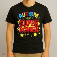 Autism Is My Superpower Autism Awareness T-Shirt thumb 3