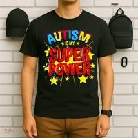 Autism Is My Superpower Autism Awareness T-Shirt thumb 6