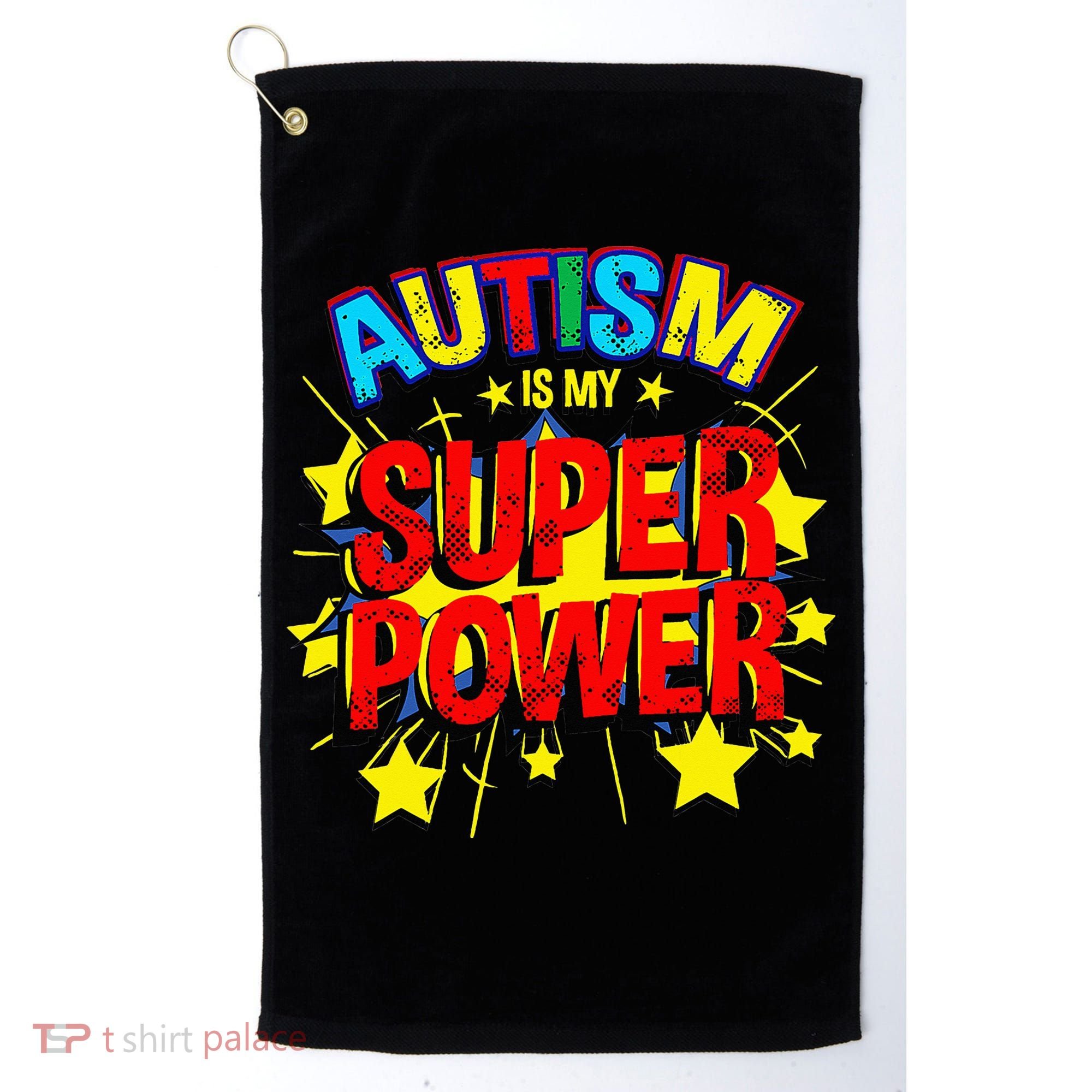 Autism Is My Superpower Autism Awareness Golf Towel