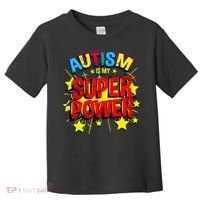 Autism Is My Superpower Autism Awareness Toddler T-Shirt thumb 0