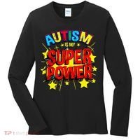 Autism Is My Superpower Autism Awareness Women's Long Sleeve Shirt thumb 0