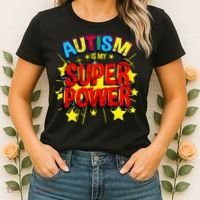 Autism Is My Superpower Autism Awareness Women's T-Shirt thumb 2