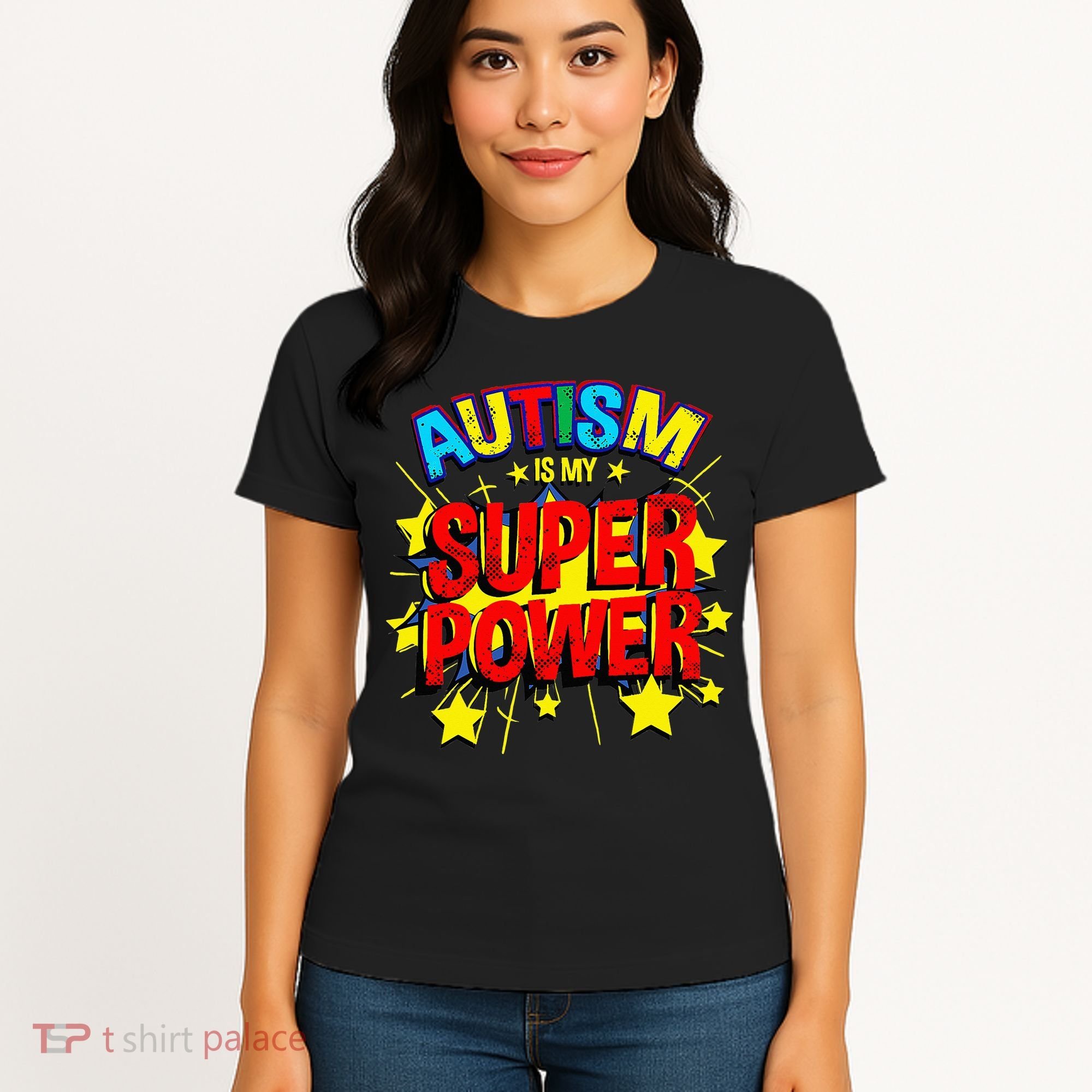 Autism Is My Superpower Autism Awareness Women's T-Shirt