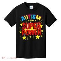 Autism Is My Superpower Autism Awareness Kids T-Shirt thumb 0