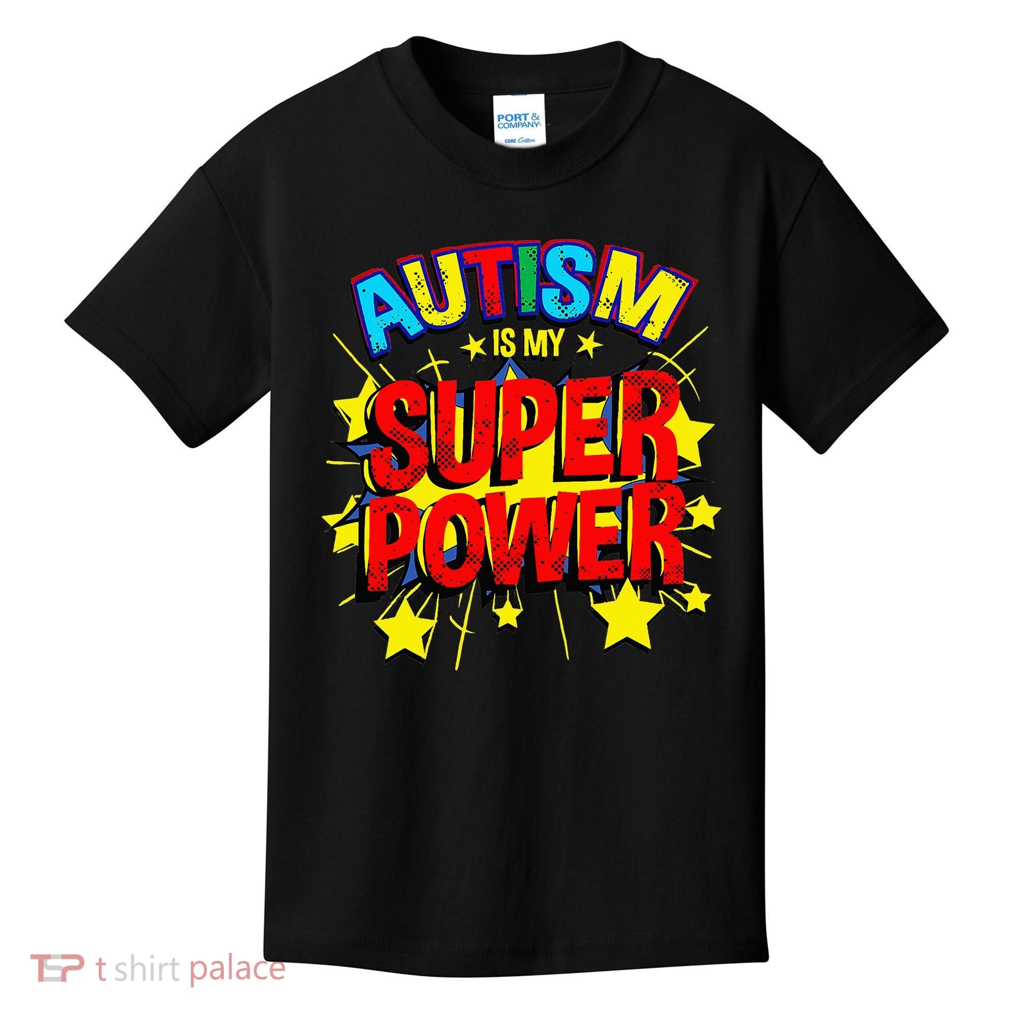 Autism Is My Superpower Autism Awareness Kids T-Shirt