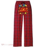 Autism Is My Superpower Autism Awareness Women's Flannel Plaid Pajama Pants thumb 0