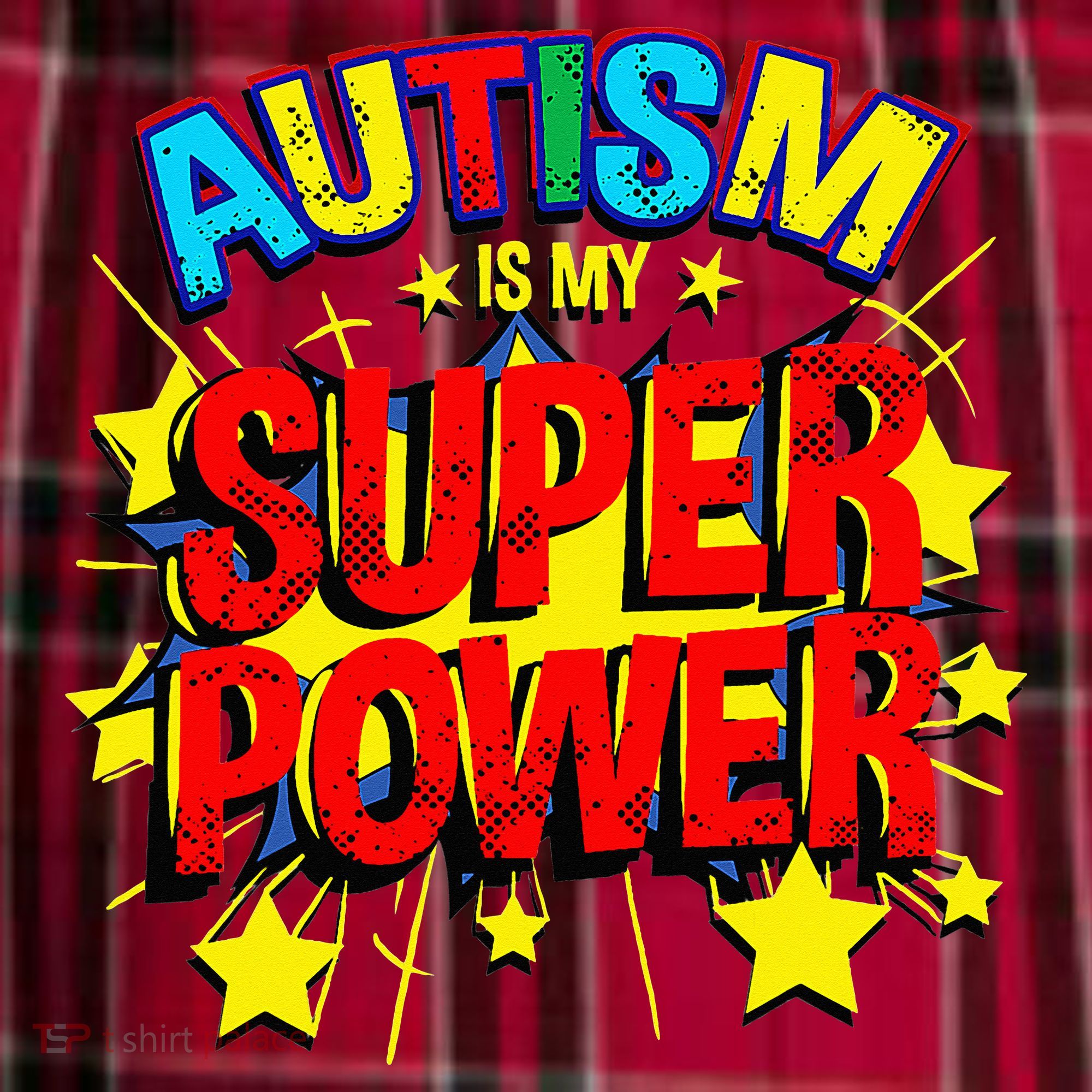 Autism Is My Superpower Autism Awareness Women's Flannel Plaid Pajama Pants
