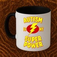 Autism Is My Super Power Cool Gift Coffee Mug thumb 2