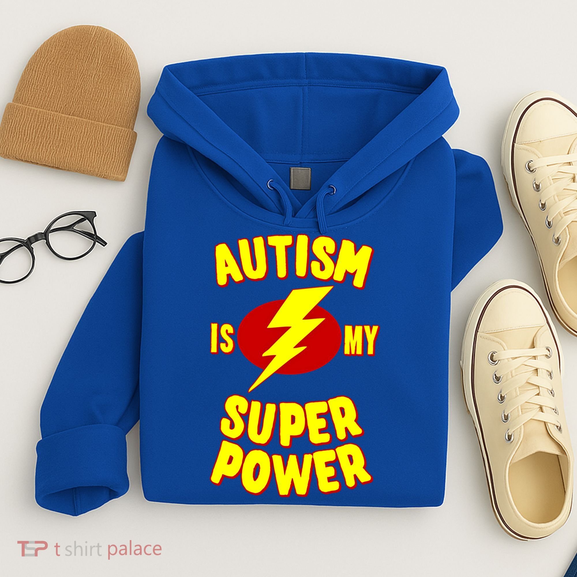 Autism Is My Super Power Cool Gift Hoodie