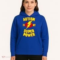 Autism Is My Super Power Cool Gift Hoodie thumb 5