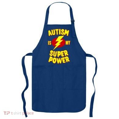 Autism Is My Super Power Cool Gift Apron