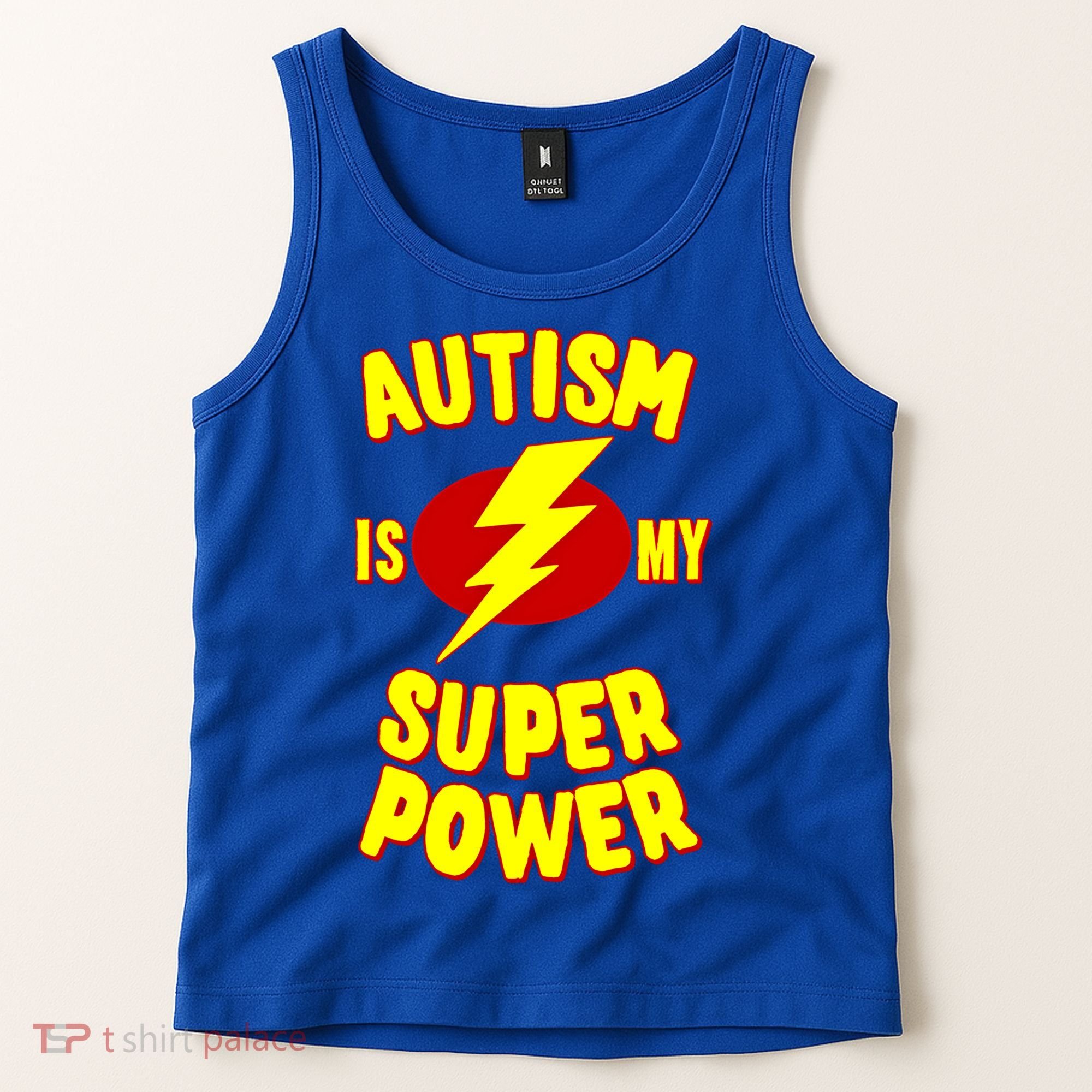 Autism Is My Super Power Cool Gift Tank Top