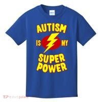 Autism Is My Super Power Cool Gift Kids T-Shirt thumb 0