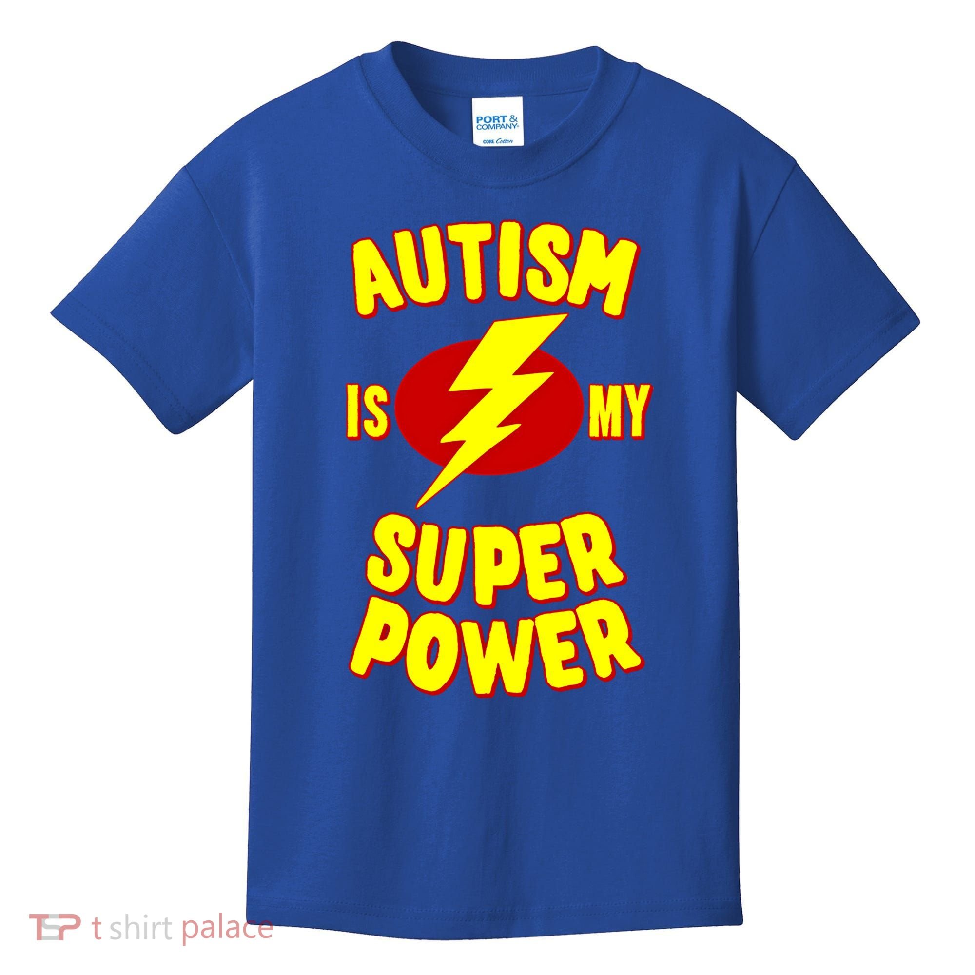 Autism Is My Super Power Cool Gift Kids T-Shirt
