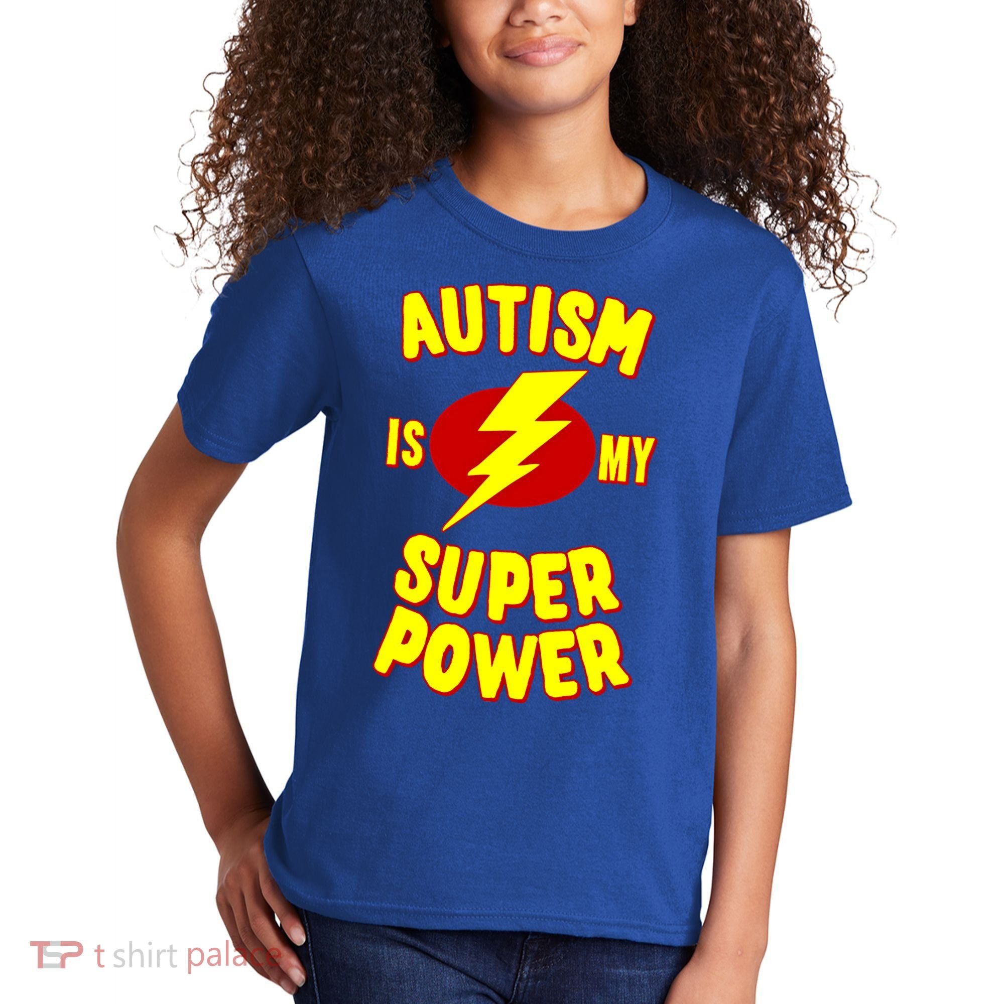 Autism Is My Super Power Cool Gift Kids T-Shirt