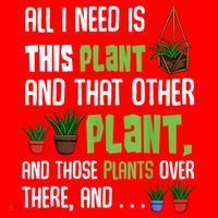 All I Need Is This Plant And That Other Plant Lover Santa Hat thumb 1