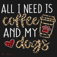 All I Need Is Coffee And My Dog Funny Dog Mom Coffee Lover Baby Bodysuit thumb 2