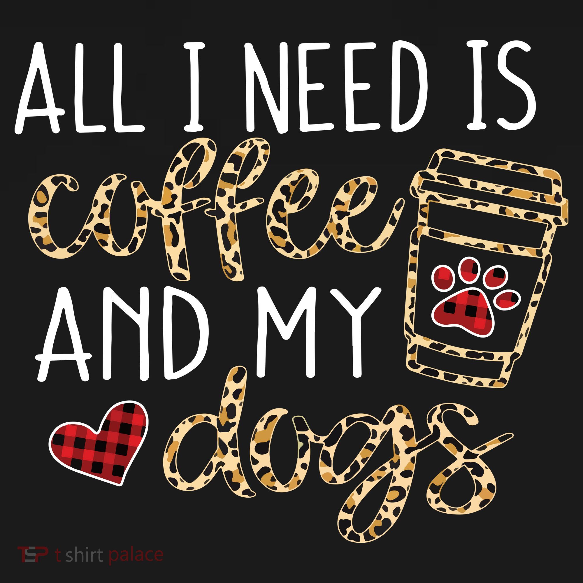 All I Need Is Coffee And My Dog Funny Dog Mom Coffee Lover Baby Bodysuit