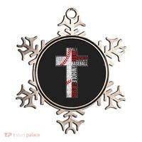 All I Need Is Baseball & Jesus Christian Cross Faith Ornament thumb 0